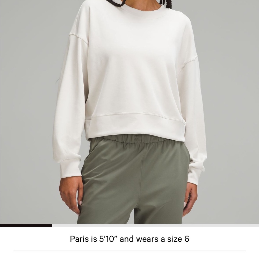 Lululemon softstreme sweatshirt